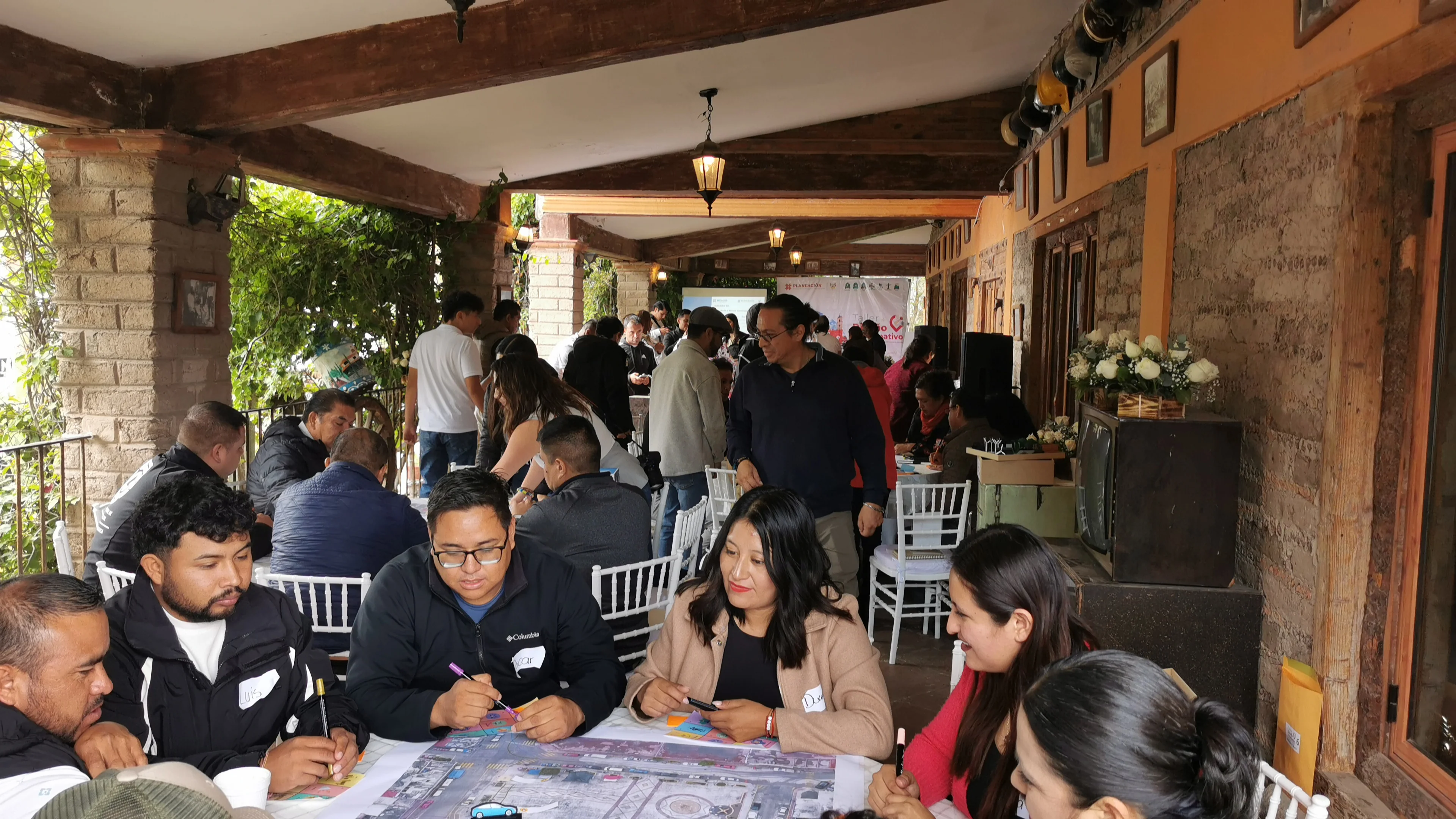 Taller de Diseño Participativo en el municipio de San Agustín Tlaxiaca, Plan Maestro de Imagen Urbana de la Zona Metropolitana de Pachuca